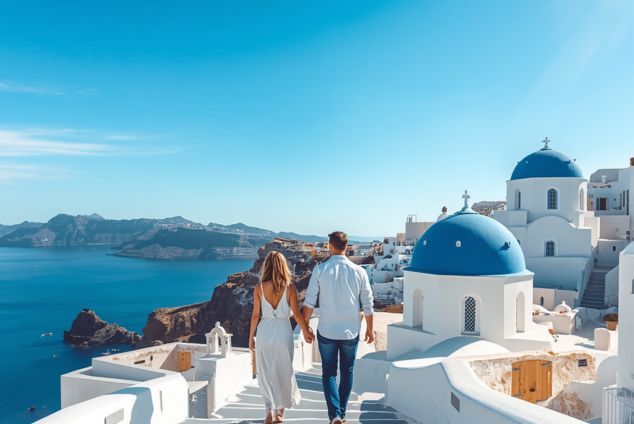 Just Married : Санторини